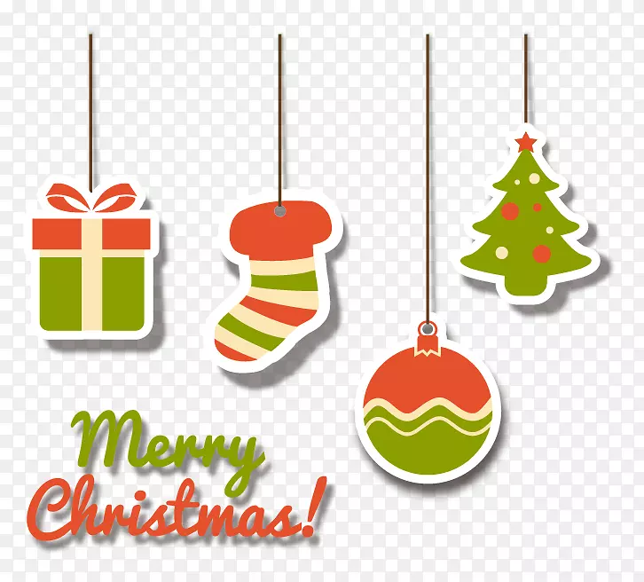 圣诞节装饰圣诞树-圣诞装饰标签