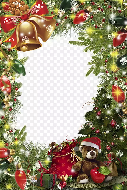 圣诞节装饰画框圣诞装饰品圣诞门装饰