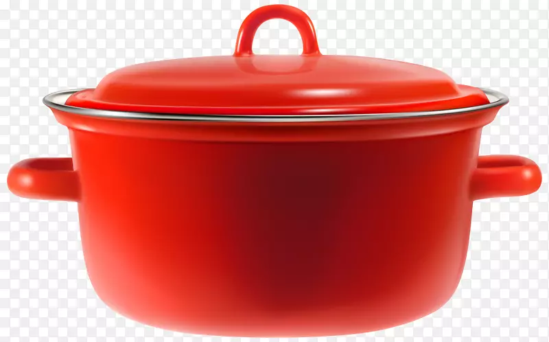 厨具和烘焙用具红色烹饪碗夹艺术烹饪锅PNG