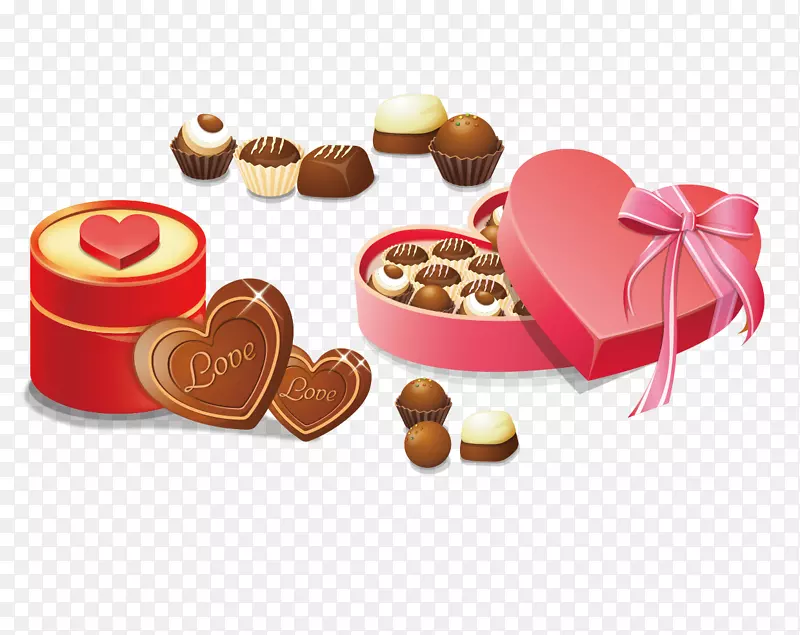 巧克力MPEG-4第14部分情人节心形巧克力包装