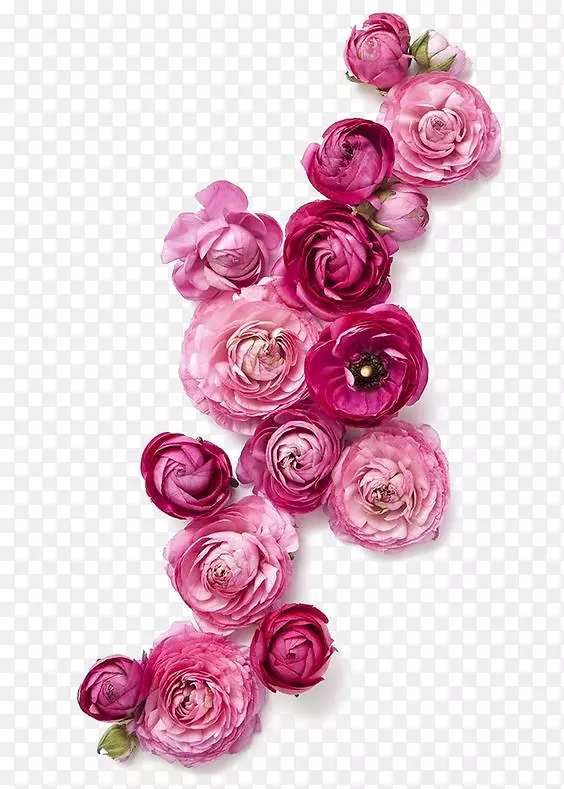 花装时尚粉色红玫瑰