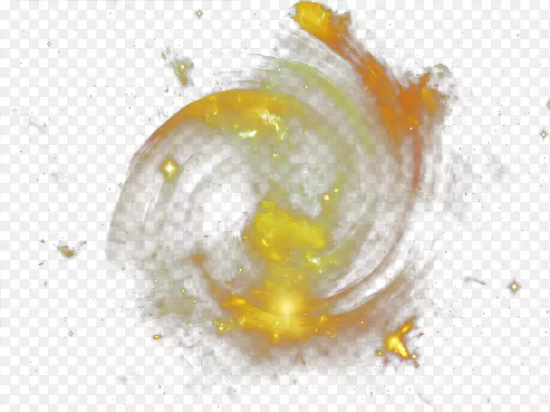 黄色壁纸-金色螺旋星系