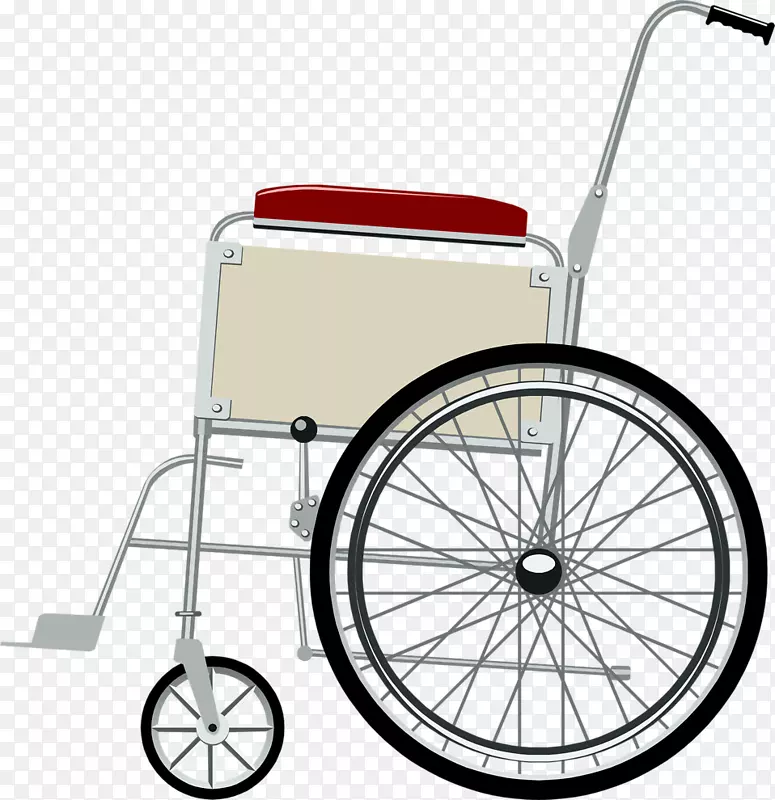 轮椅残疾剪贴画-轮椅PNG