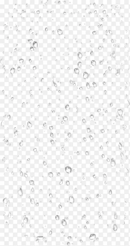 黑白点角图案-水滴png图像