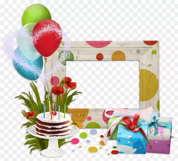 生日蛋糕气球架