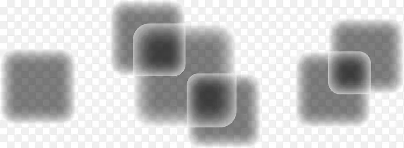黑白墙纸-立方体光晕效应元素