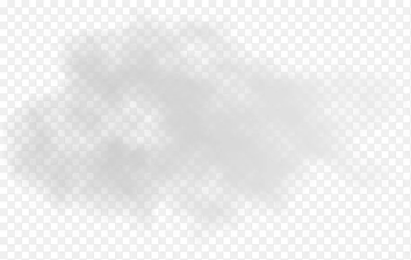 黑白图案-云PNG图像