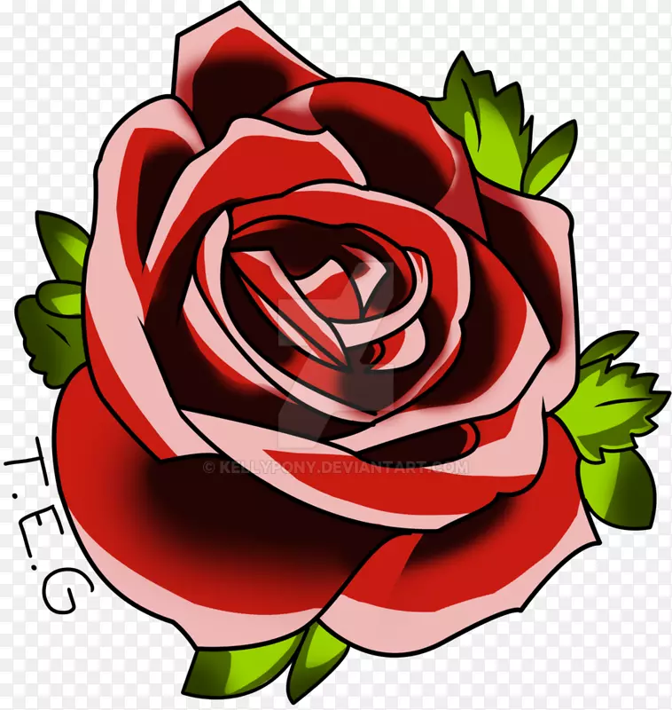 玫瑰纹身罗萨里奥德尔勒玫瑰-玫瑰纹身PNG