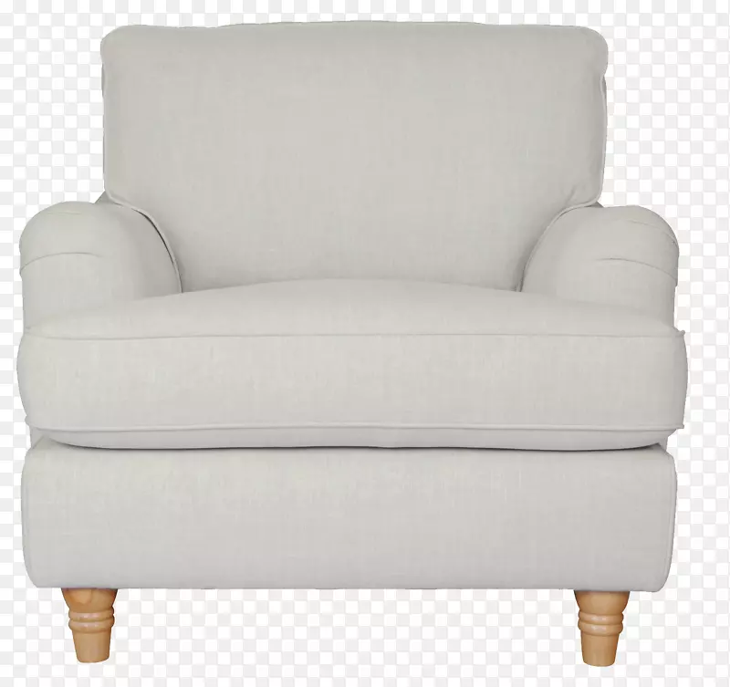 椅子家具风景画-白色扶手椅PNG图像