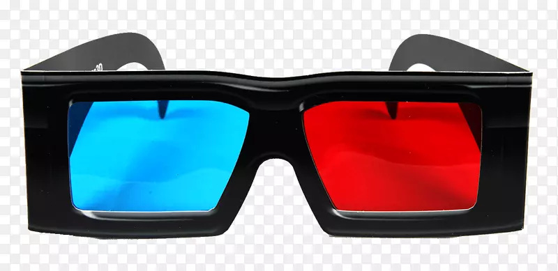 偏振3D系统眼镜图标-3D影院眼镜png图像