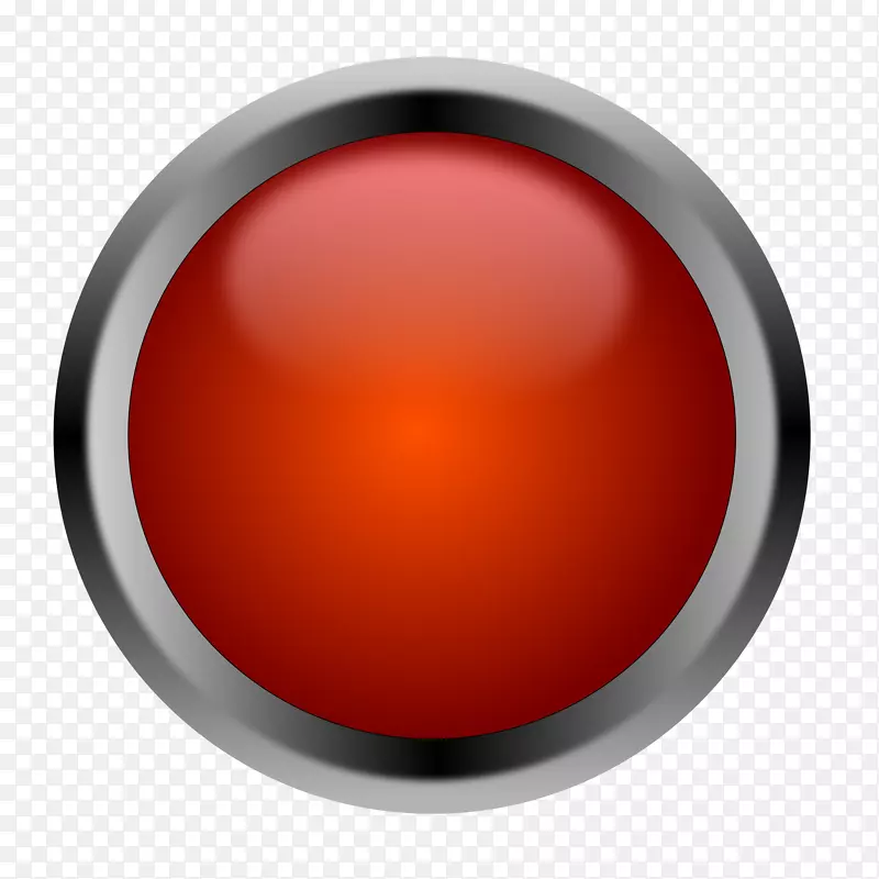 红色球体-按钮png