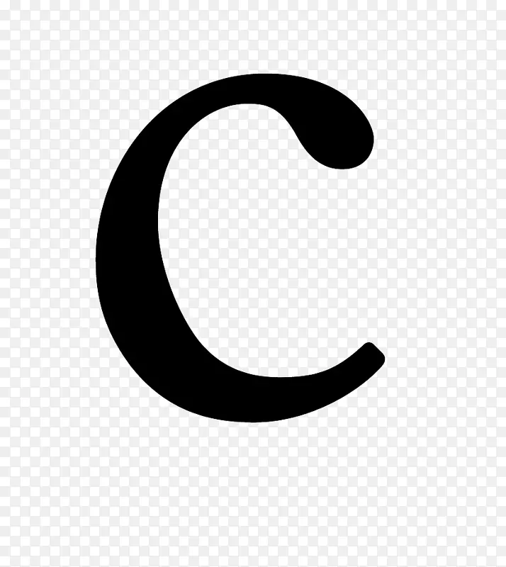 字体-字母c png