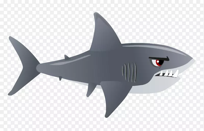 鲨鱼剪贴画-鲨鱼剪贴画