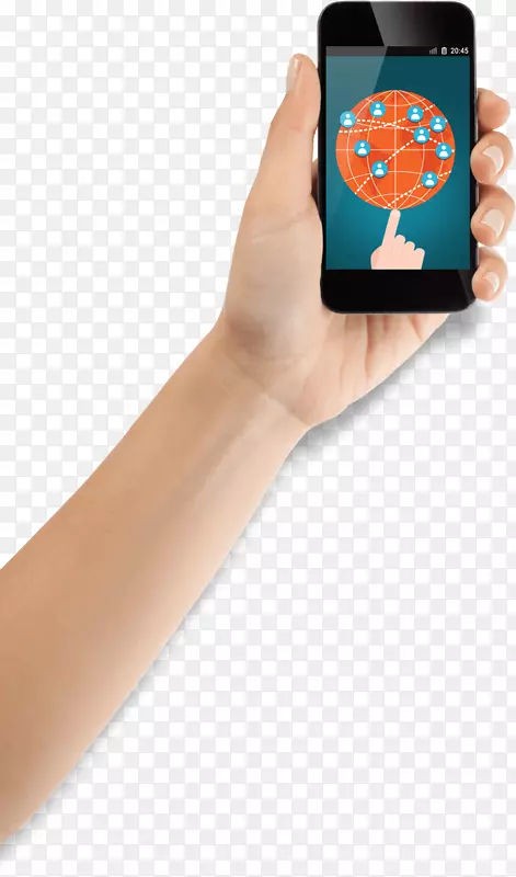智能手机ARM架构ARM持有Android-智能手机在手PNG图像