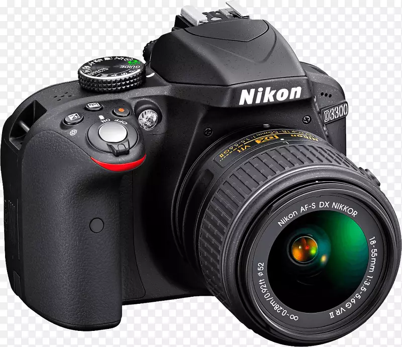 尼康D 3300佳能ef-s 18-55 mm镜头Nikon af-s dx变焦-NIKKOR 55-200 mm f/4-5.6g佳能EF 300 mm镜头Nikon af-s dx变焦-NIKOR 18-55 mm f/3.5-5.6g-照相机png图像
