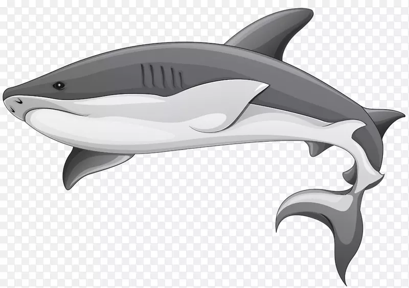 鱼翅汤夹艺术-鲨鱼PNG