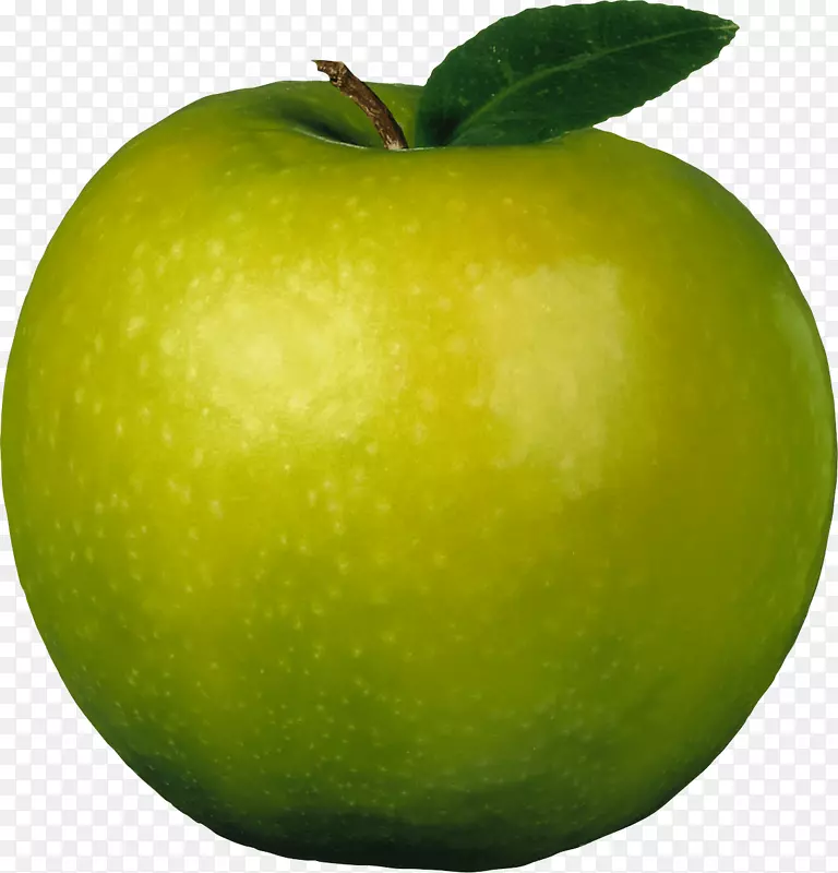 三维计算机图形水果-绿色苹果png图像