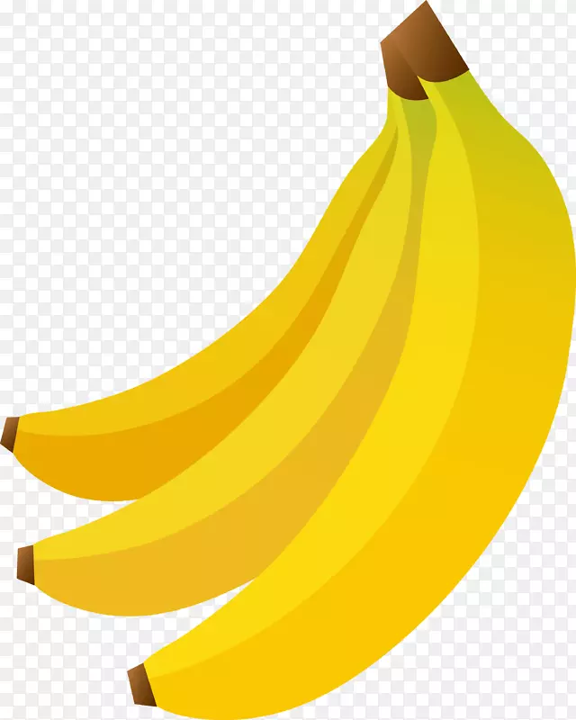 香蕉剪贴画-黄香蕉图片