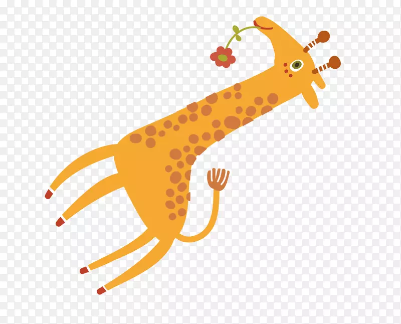 扁平动物，长颈鹿