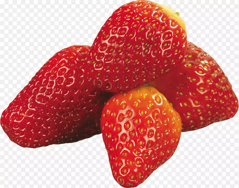 草莓风景画剪贴画-草莓PNG图片