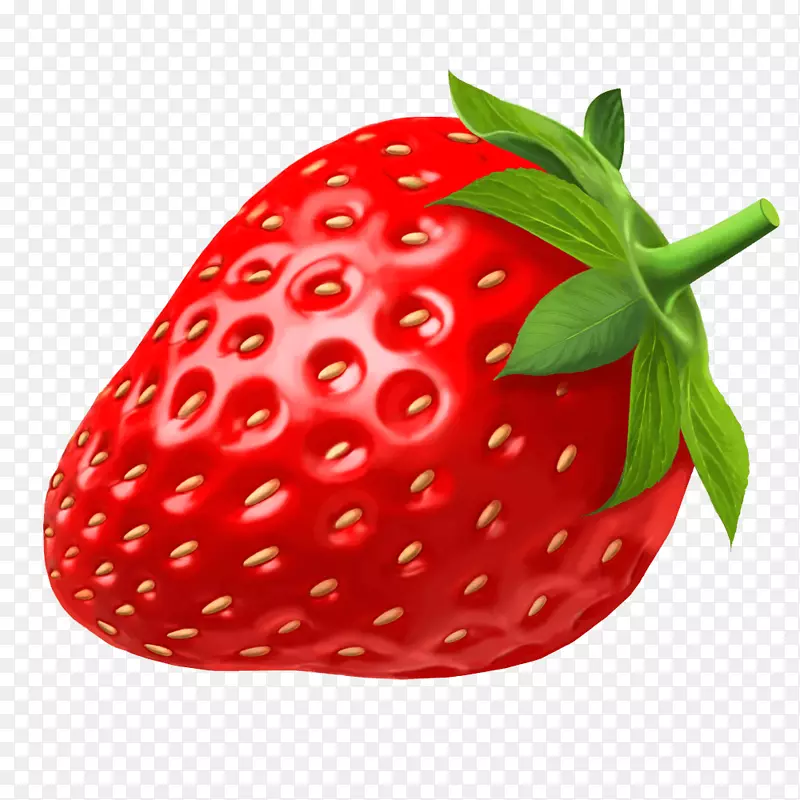 草莓脆饼剪贴画-草莓PNG图片