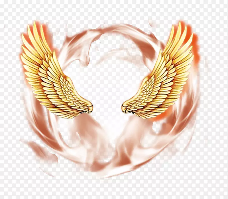 天使翅膀PSD材料图片