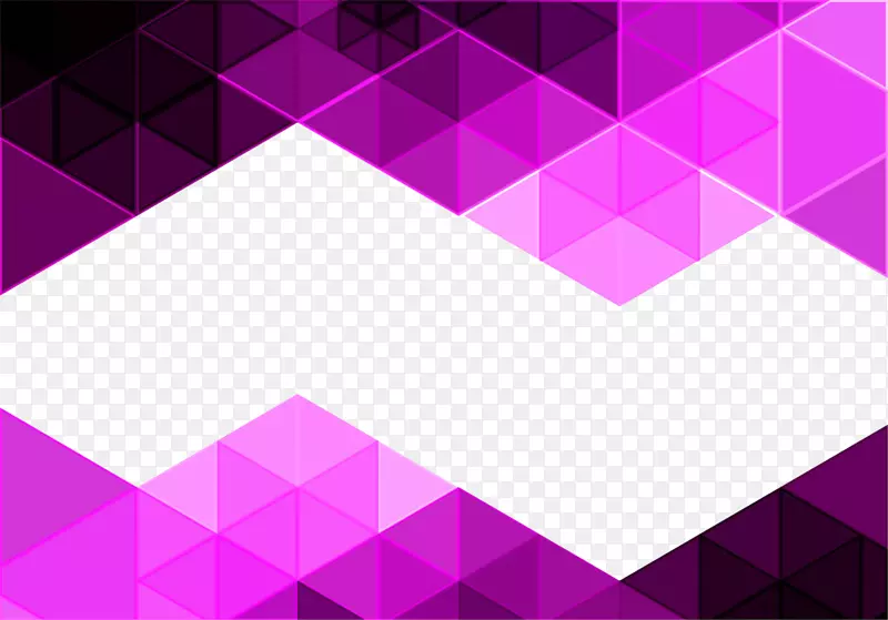 紫色三角镶嵌背景