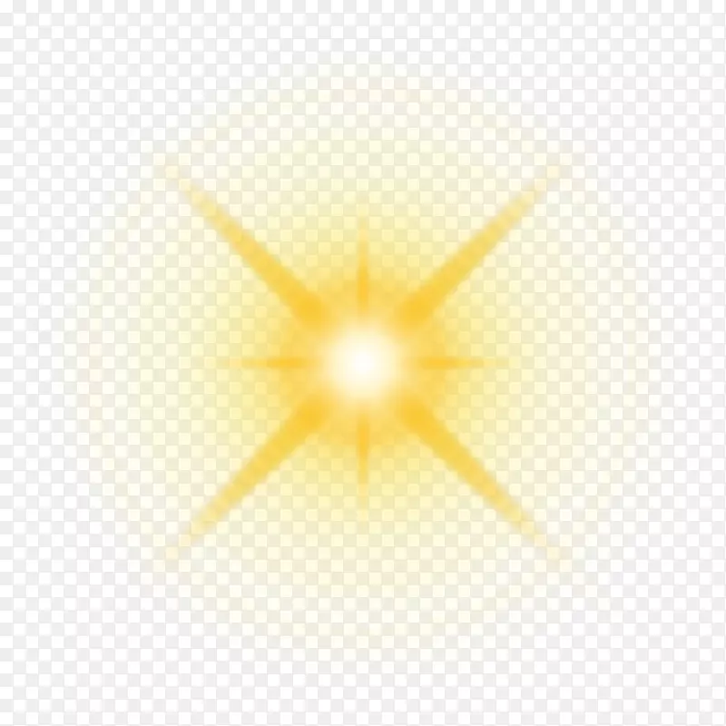 黄色光芒闪耀PNG图片素材下载_图片编号45408-PNG素材网