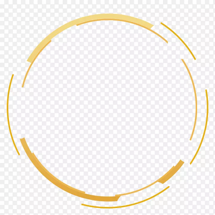 黄色单圆边界纹理