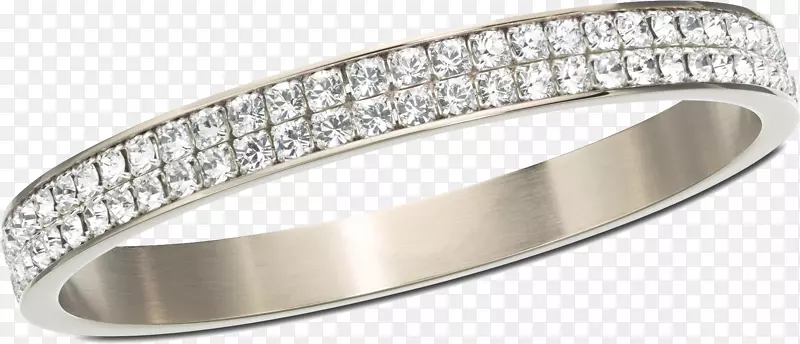 耳环珠宝银-镶有钻石的银戒指