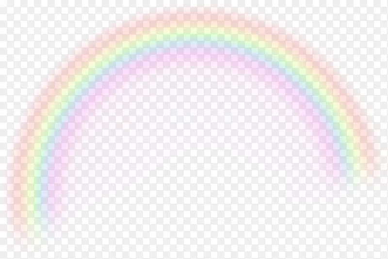 彩虹插图-透明彩虹自由剪贴画