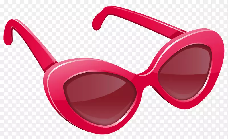 太阳镜粉红版税-免费剪贴画-粉红色太阳镜PNG图像