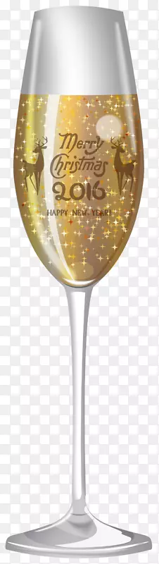白葡萄酒香槟玻璃杯-2016年香槟杯