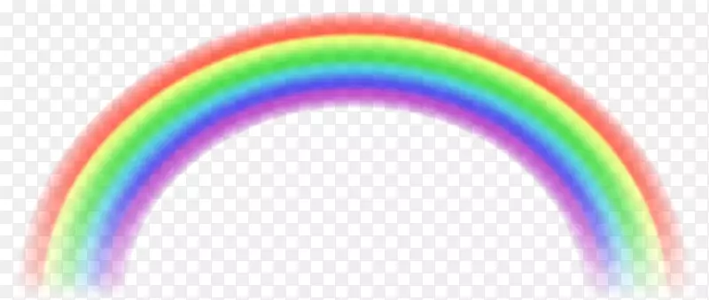 彩虹天空-透明彩虹免费PNG剪贴画图像