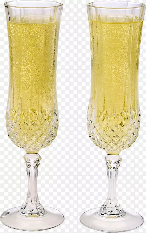 香槟玻璃杯酒杯鸡尾酒玻璃PNG图像