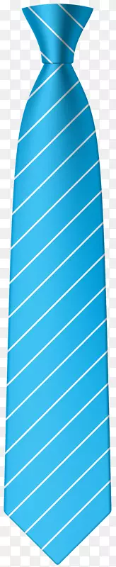 领带夹蝴蝶结夹艺术-蓝色领带PNG剪贴画形象