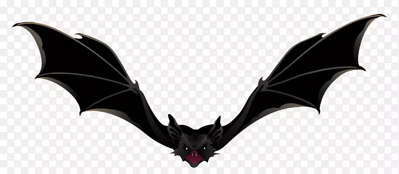 蝙蝠剪贴画-令人毛骨悚然的蝙蝠PNG图片