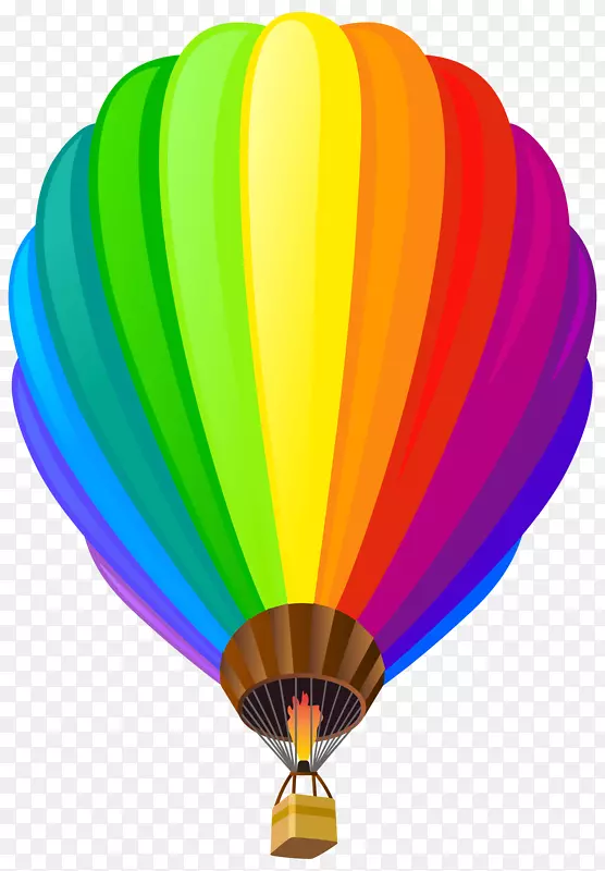 阿尔伯克基国际气球节飞行热气球彩虹热气球透明PNG剪辑艺术图像