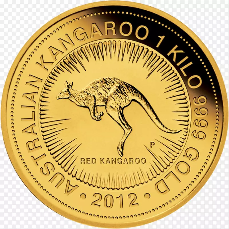 珀斯铸币金币澳洲金币PNG图片