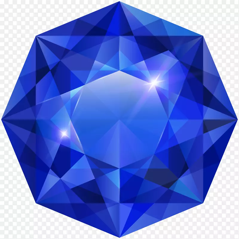 蓝色钻石-蓝色钻石PNG剪贴画