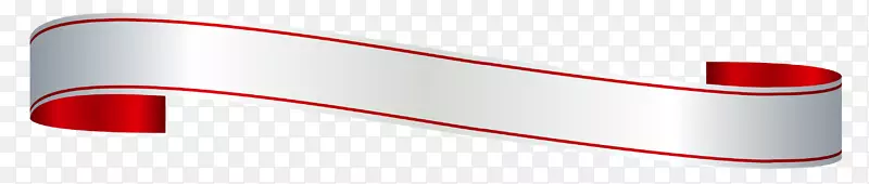 品牌角字体-白色和红色旗帜PNG剪贴画