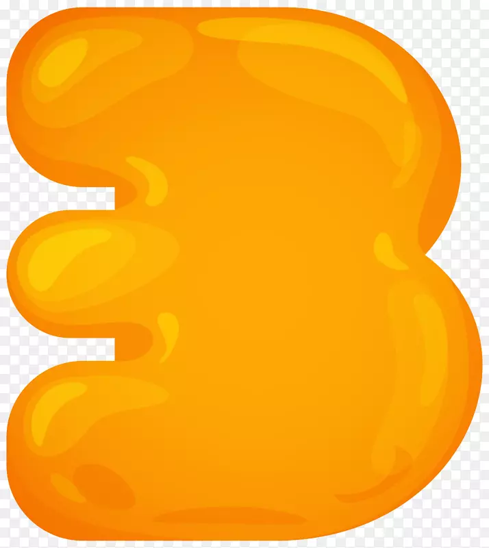 黄色橙色字体-食物和饮料三号PNG剪贴画图片