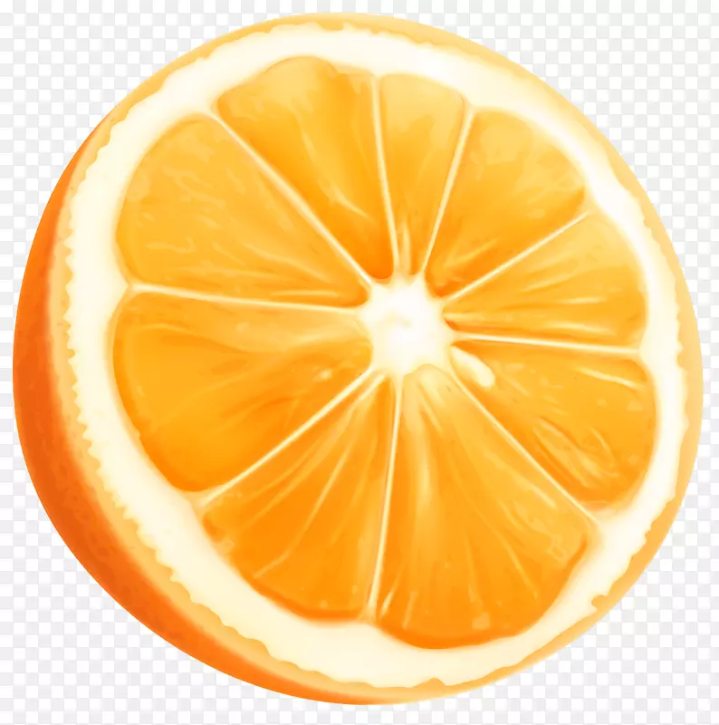 橙色切片剪贴画-橙色切片PNG剪贴画图像