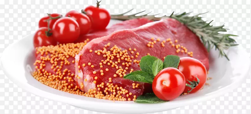 生肉鱼作为食物-Png图像中的肉类