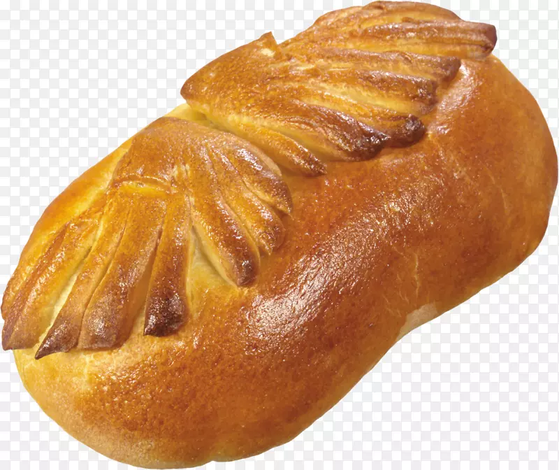 甜卷肉桂卷牛角面包-面包PNG形象