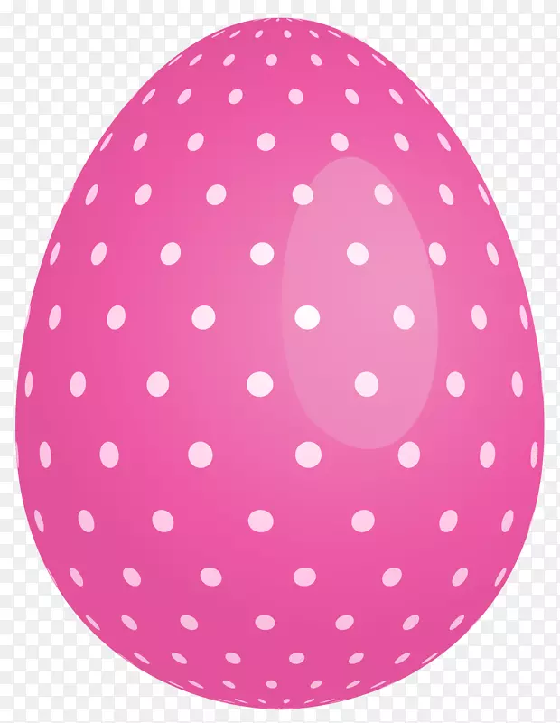 复活节兔子彩蛋夹艺术-粉红色点缀复活节彩蛋