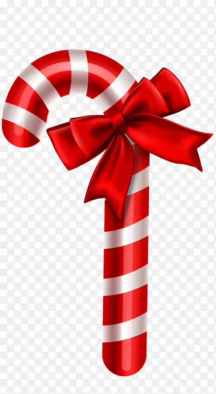糖果手杖圣诞装饰品剪贴画-糖果手杖圣诞装饰品PNG剪贴画