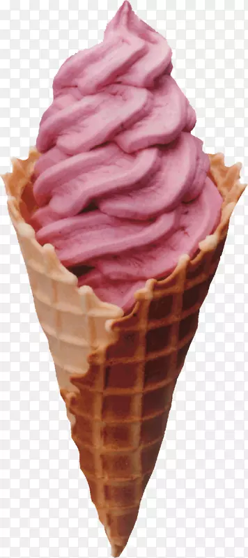 冰淇淋圆锥奶昔华夫饼-冰淇淋PNG图像