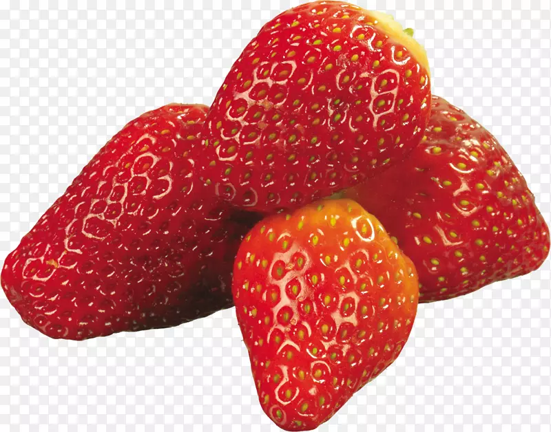麝香草莓风景画-草莓PNG图片