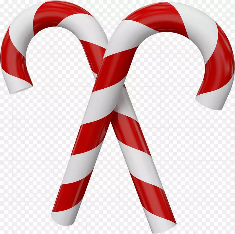 糖果手杖圣诞装饰剪贴画-圣诞糖果PNG